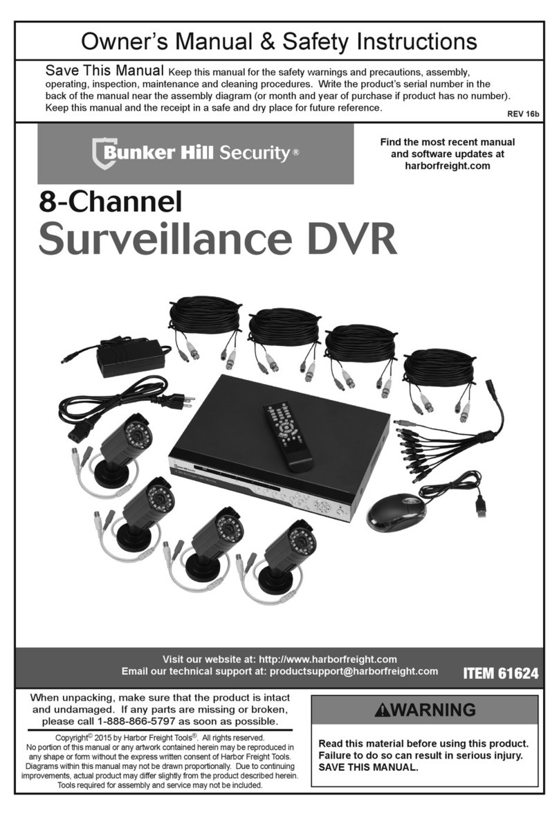 Bunker Hill Security 61624 Owner's manual & safety instructions