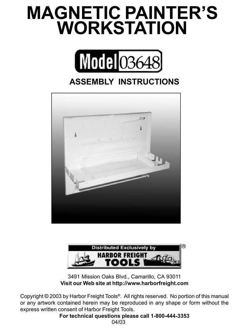 Harbor Freight Tools 03648 Assembly instructions