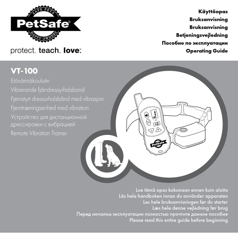 Petsafe VT-100 operating guide