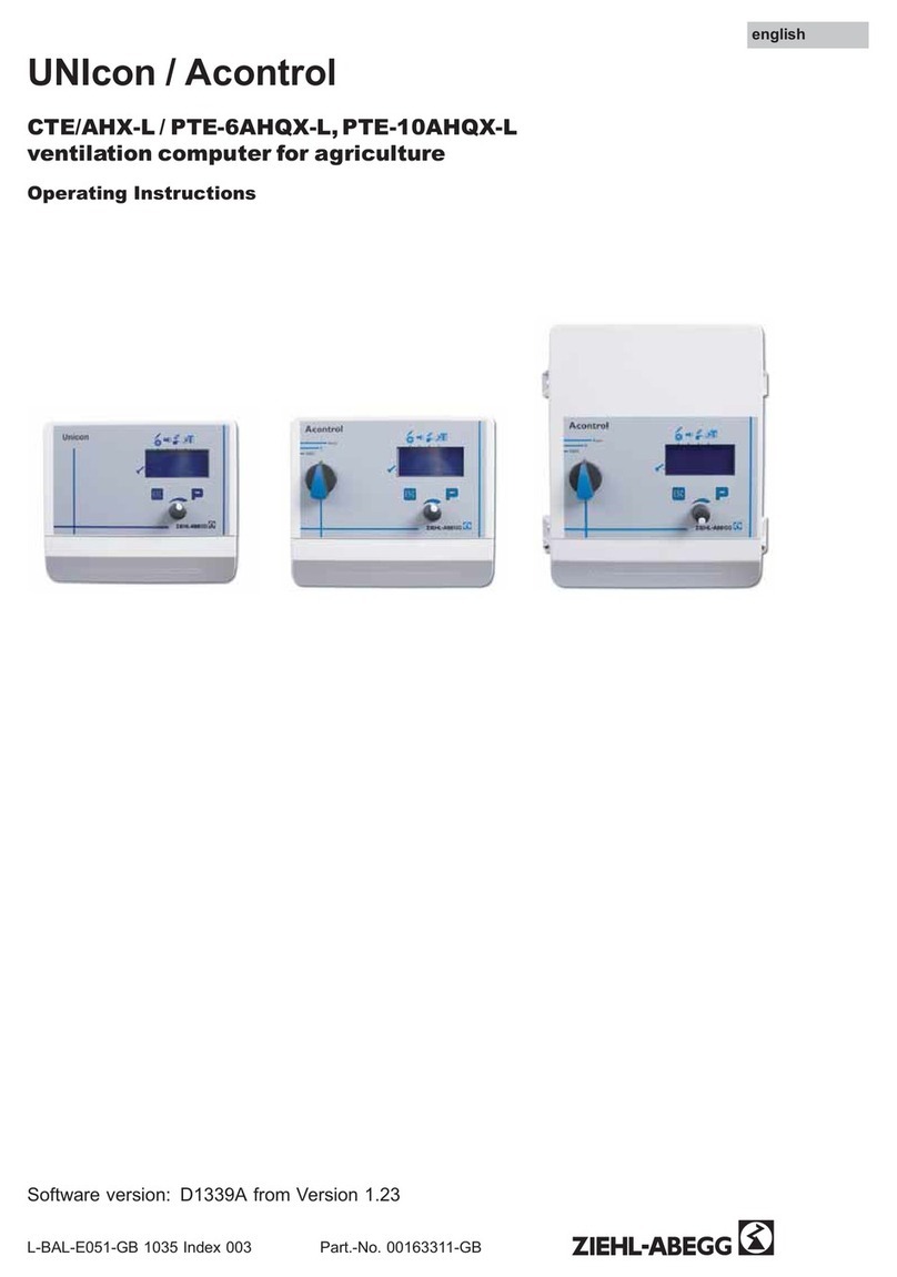 ZIEHL-ABEGG UNIcon operating instructions