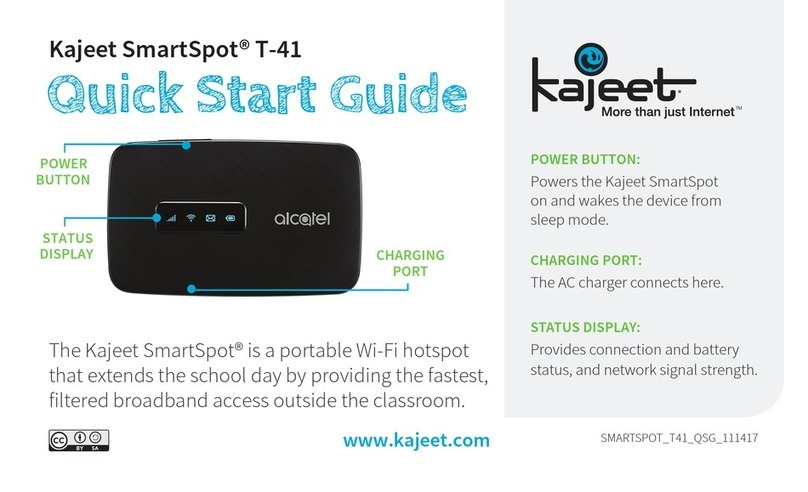 Kajeet SmartSpot T-41 User manual