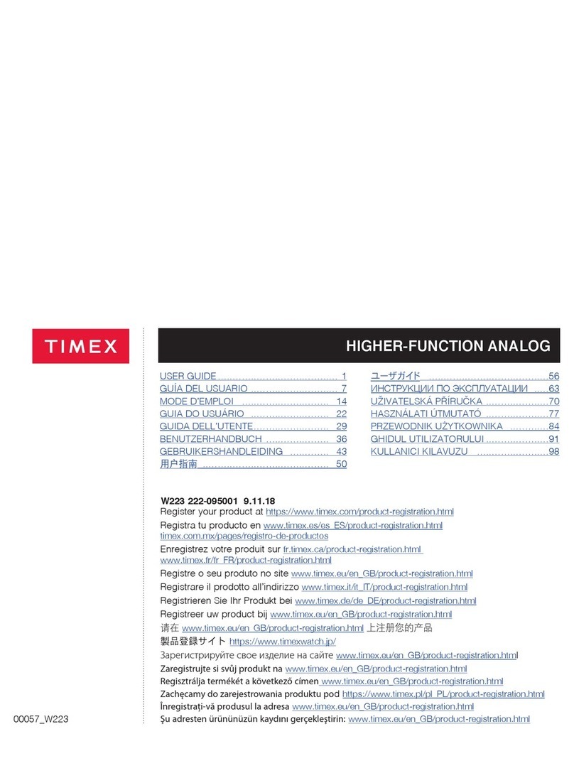Timex W223 NA User manual