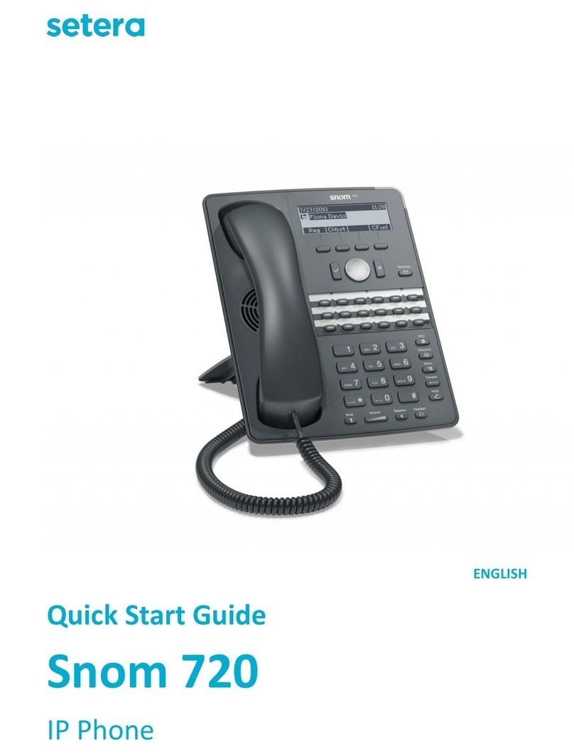 Snom 720 quick start guide