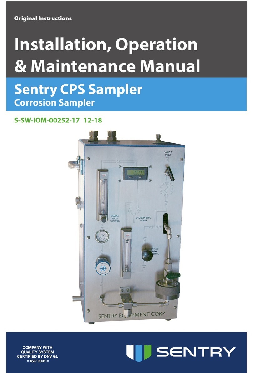 Sentry CPS-10 w/ Batt Installation, operation & maintenance manual