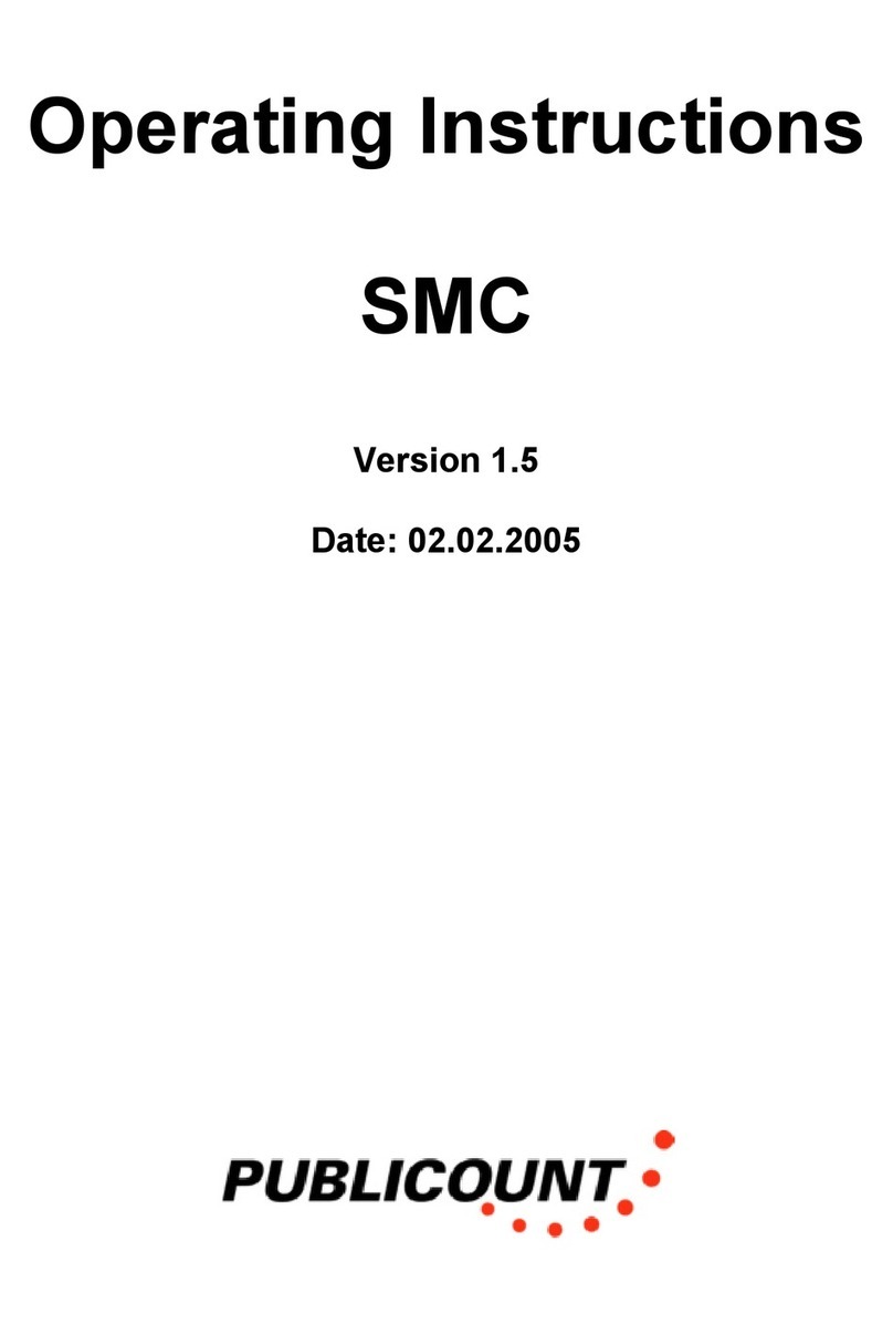 Publicount SMC operating instructions
