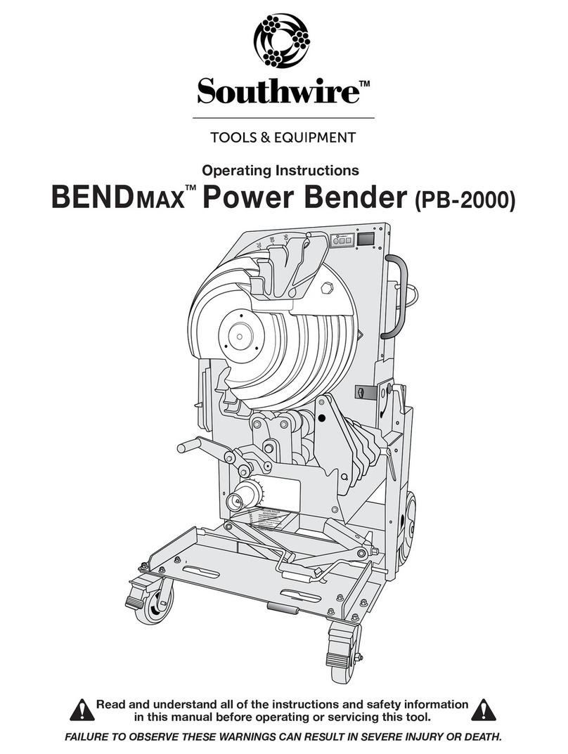 Southwire BENDMAX operating instructions
