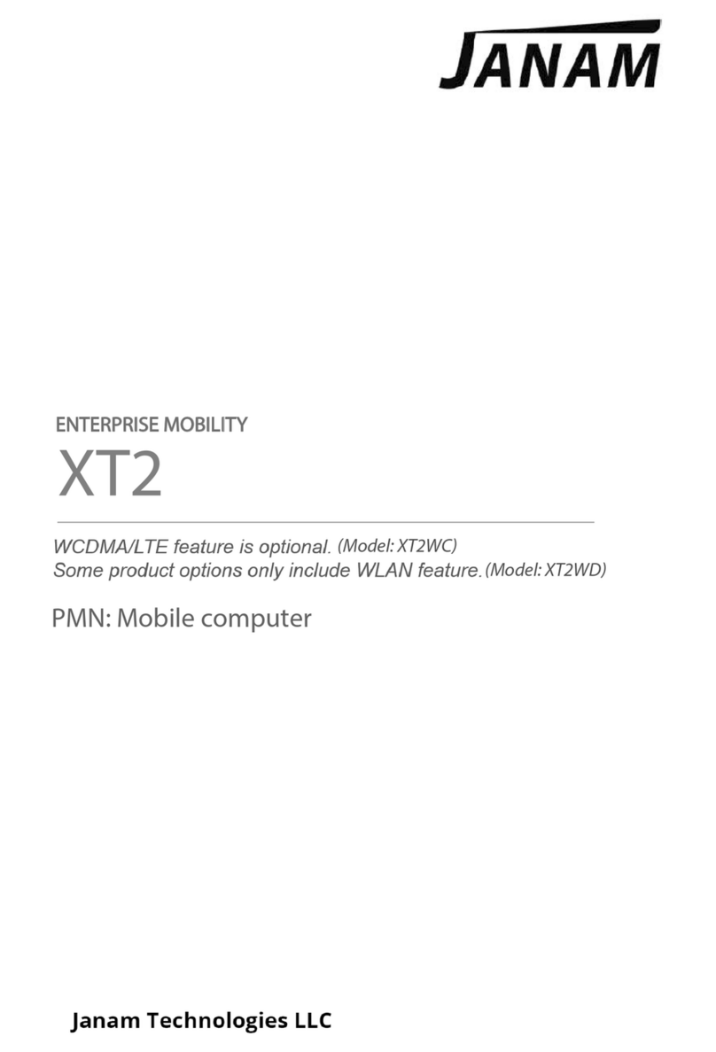 Janam XT2 Assembly instructions