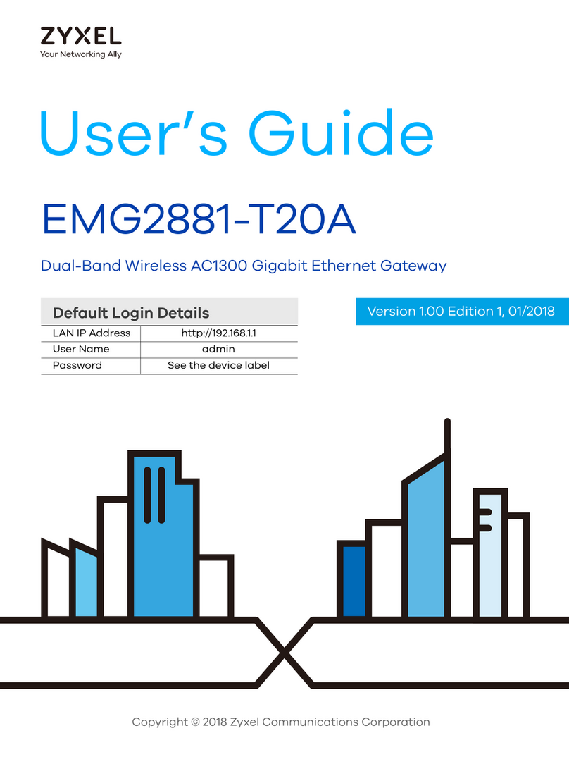 ZyXEL Communications EMG2881-T20A user guide