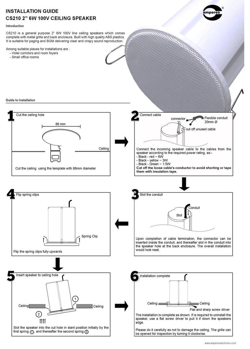 Amperes CS210 installation guide