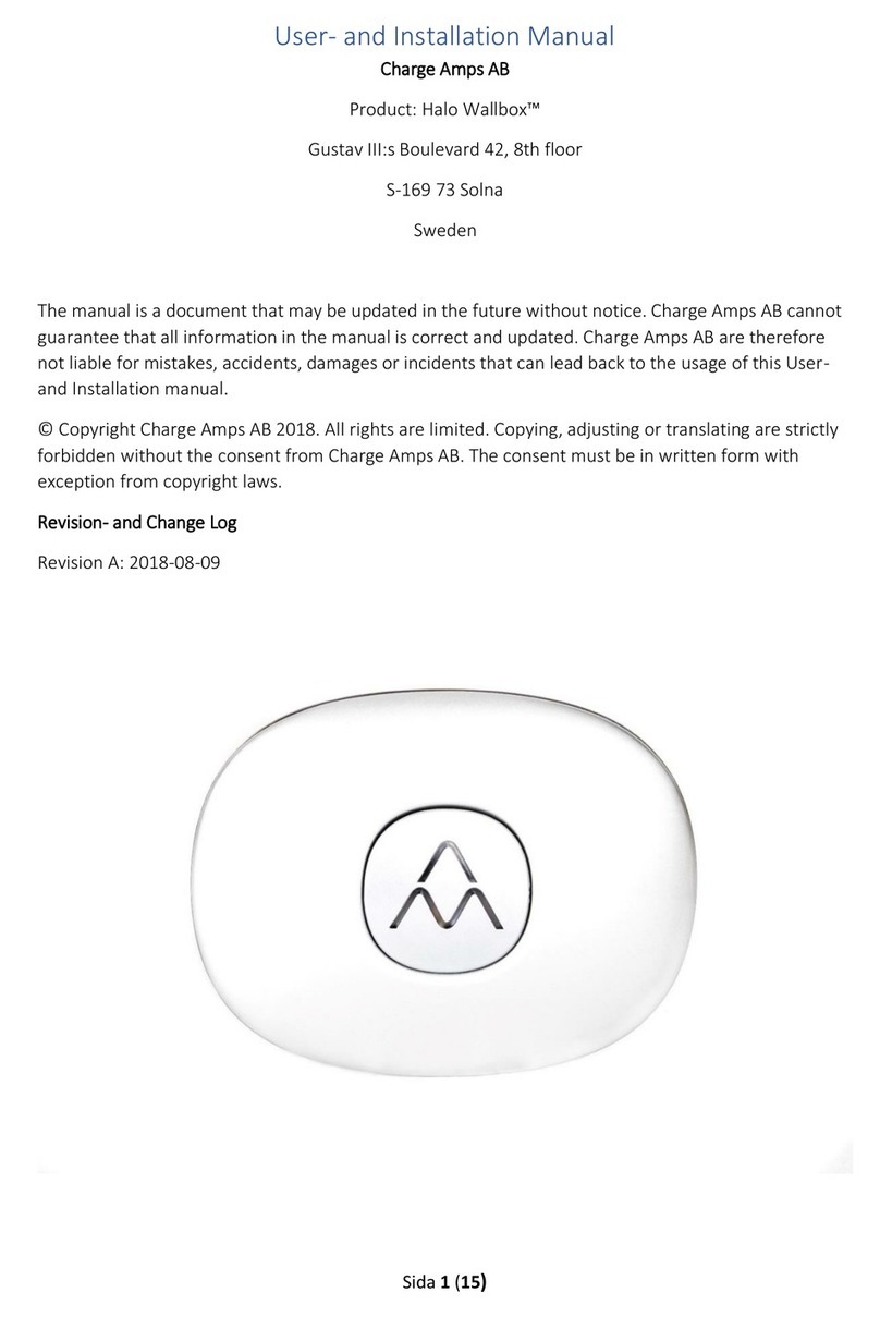 Charge Amps Halo Wallbox User and installation manual