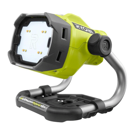 Ryobi P795 User manual