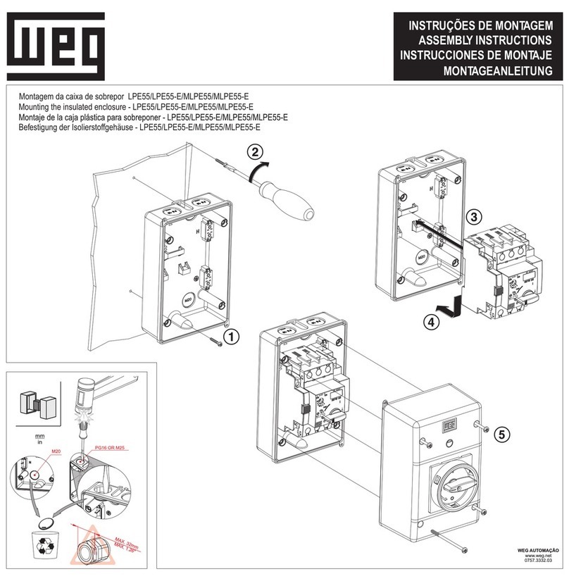 WEG LPE55 Assembly instructions
