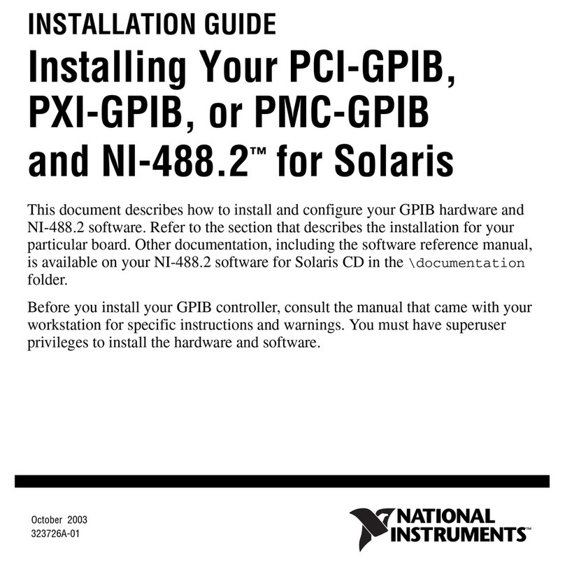 National Instruments PCI-GPIB User manual