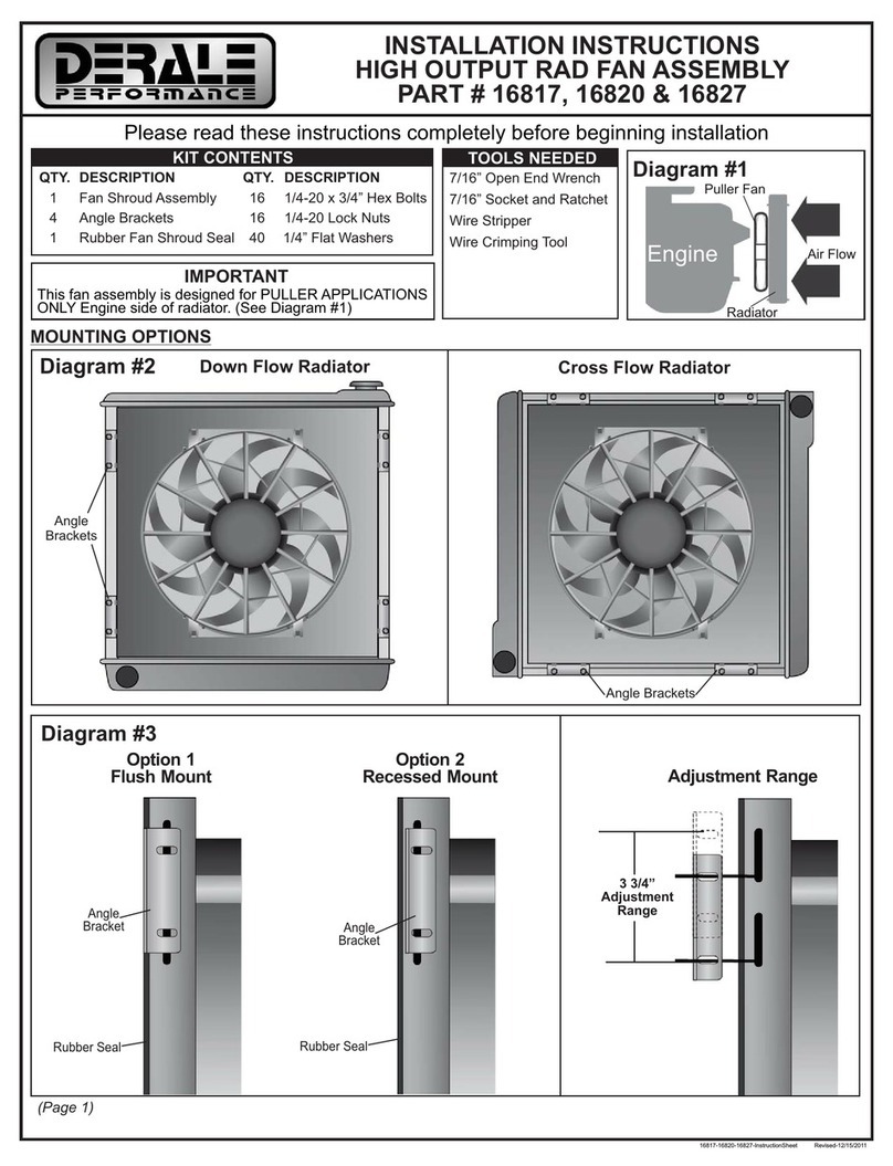 Derale 16817 installation instructions