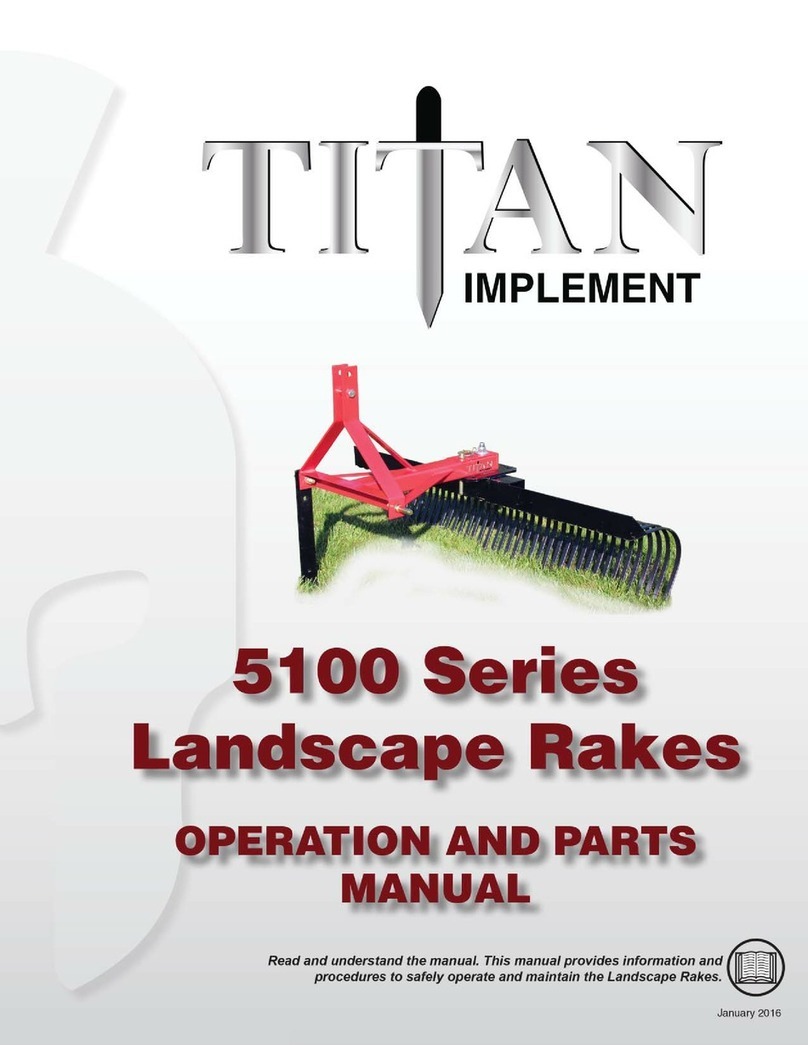 Titan Implement 5100 Series Operation and parts manual