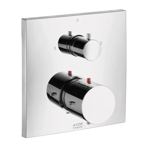 Axor Starck X Instruction Manual