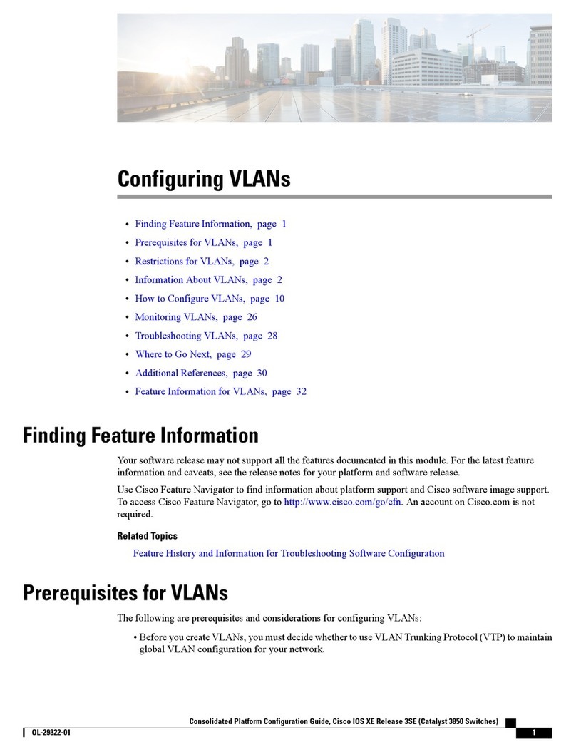 Cisco Catalist 3850 Series User instructions Cisco Catalist 3850 Series User instructions