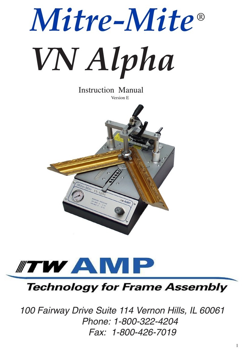TW AMP Mitre-Mite VN Alpha instruction manual