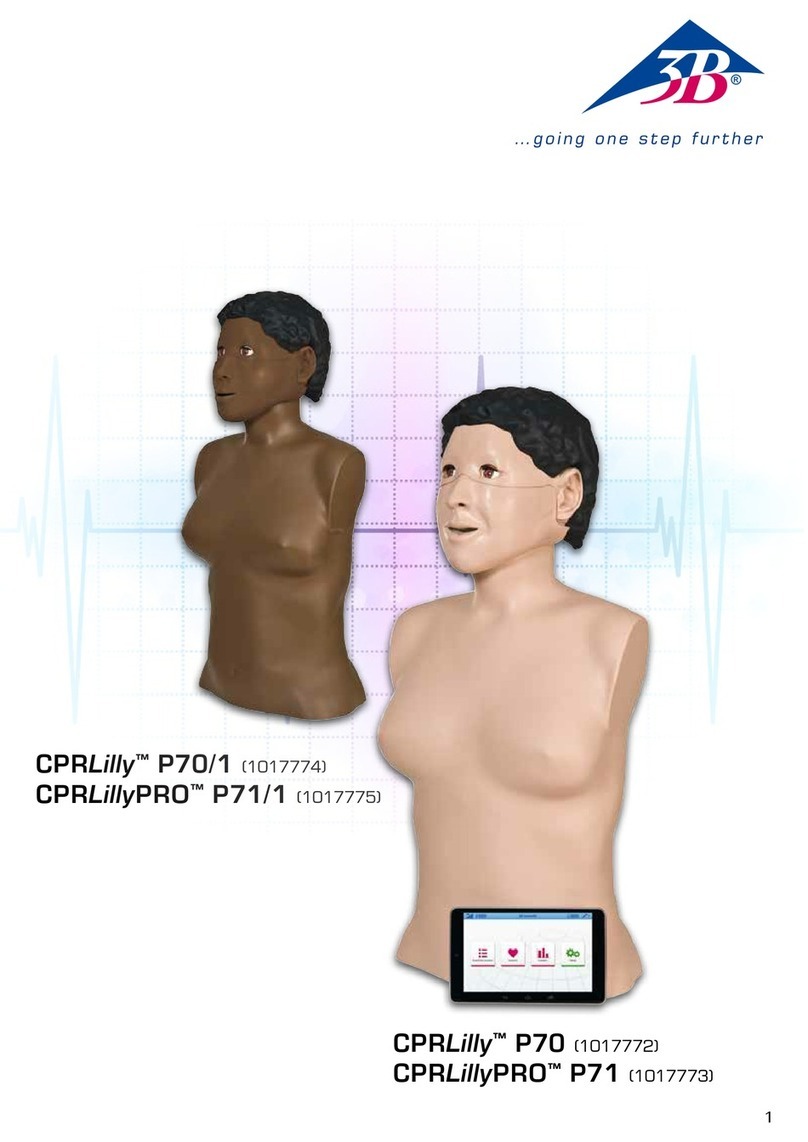 3B SCIENTIFIC CPRLilly P70/1 manual