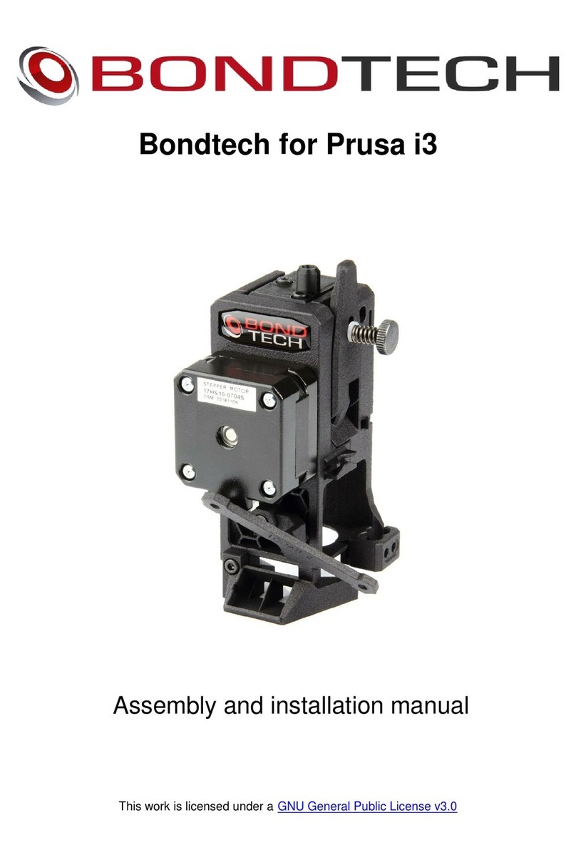 Bondtech Prusa i3 Assembly and installation manual