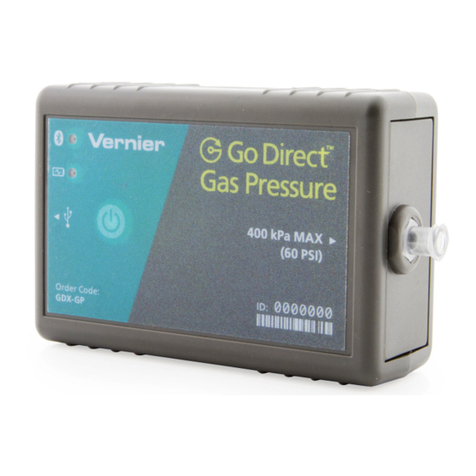 Vernier Go Direct Gas Pressure User manual