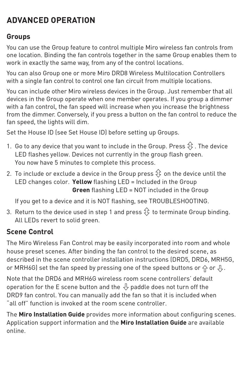 LEGRAND DRD9 User manual
