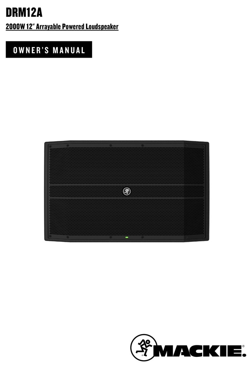 Mackie DRM12A User manual