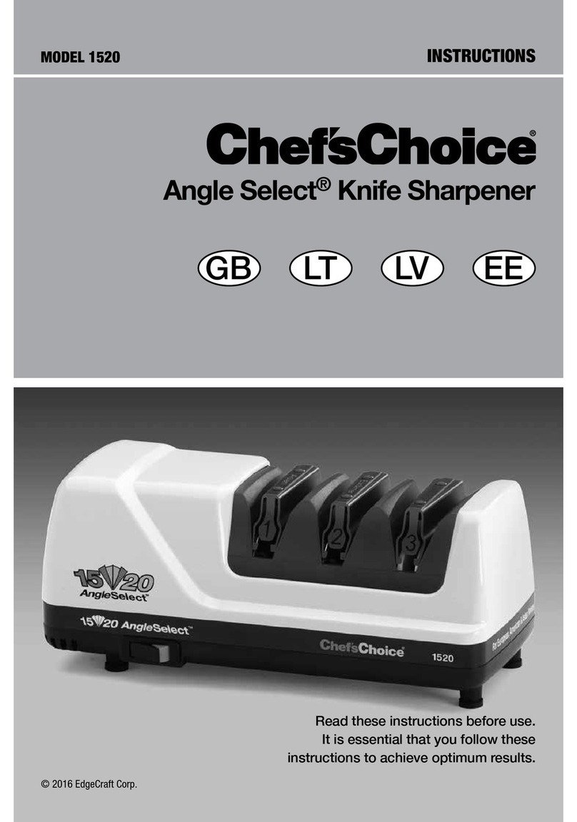 Chef's Choice Angle Select 1520 instructions
