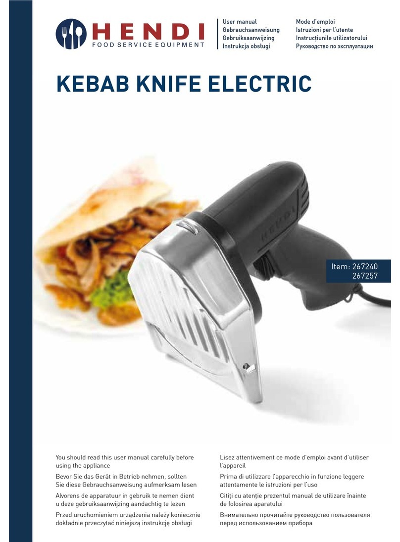 Hendi 267240 user manual