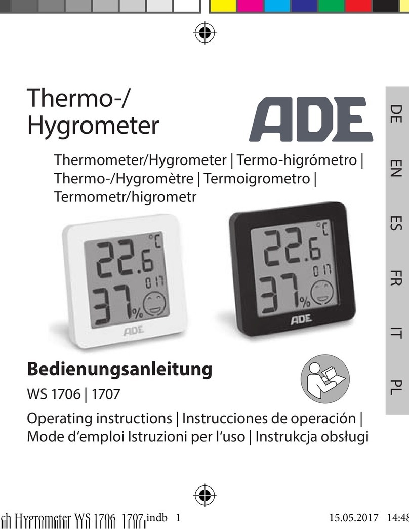 ADE WS 1706 operating instructions