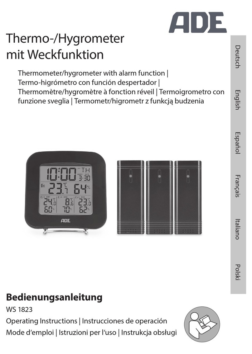 ADE WS 1823 operating instructions