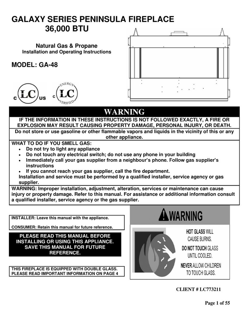 Inca Metal Cutting GALAXY SERIES Installation and operating instructions