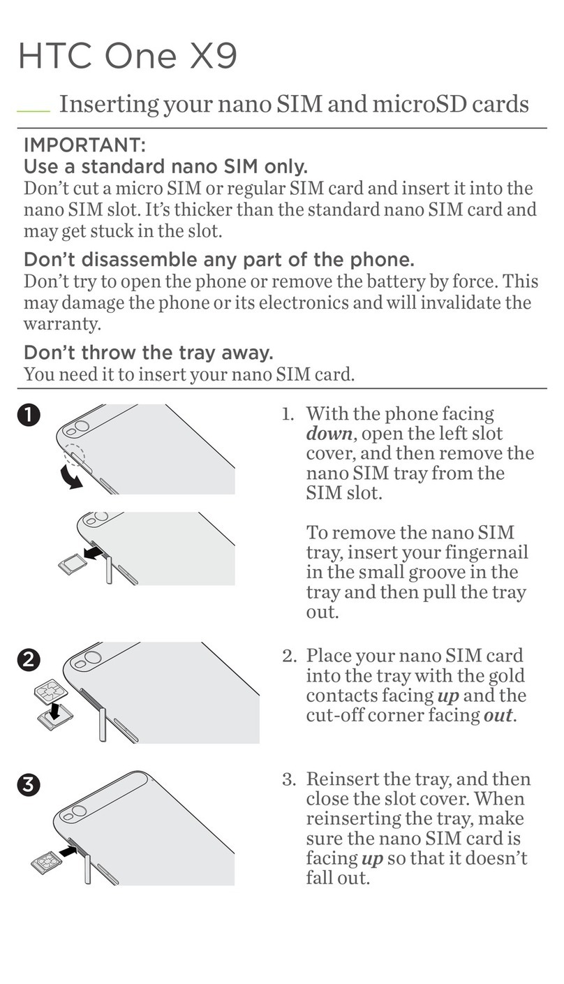 HTC One X9 User manual