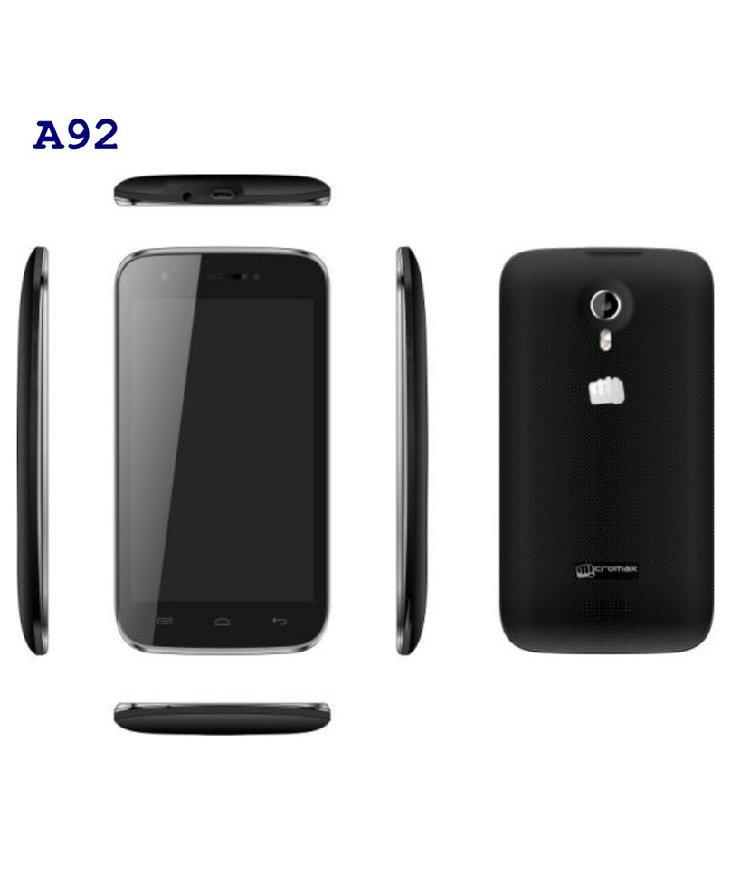 Micromax A92 User manual