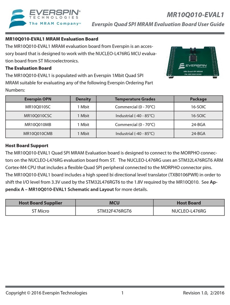 Everspin MR10Q010-EVAL1 User manual