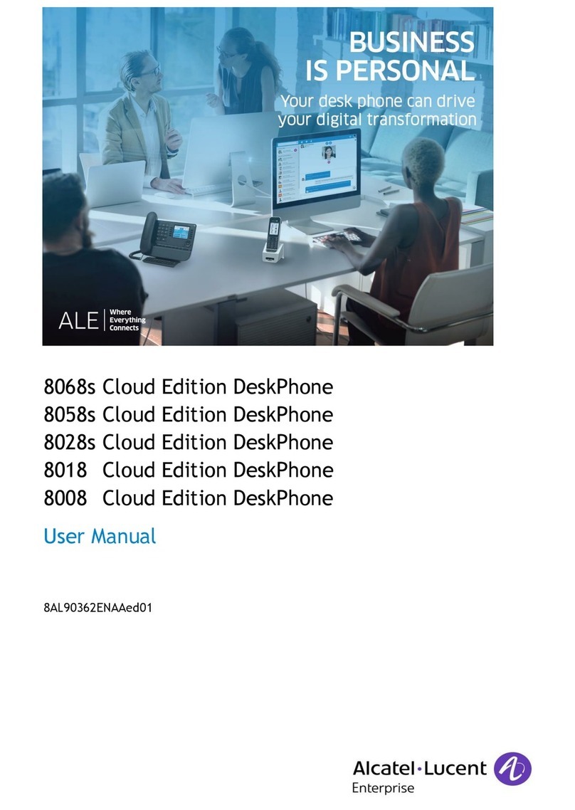 Alcatel-Lucent Enterprise 8068s CE user manual
