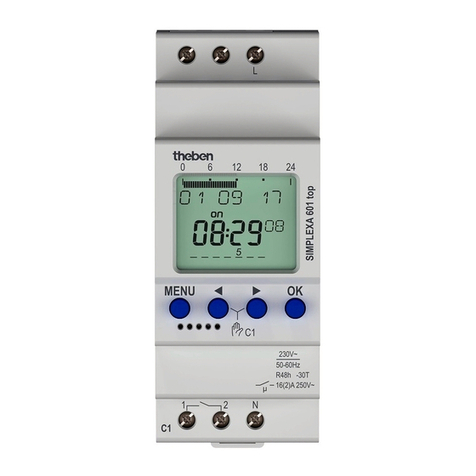 Theben SIMPLEXA 601 Installation and operating instructions