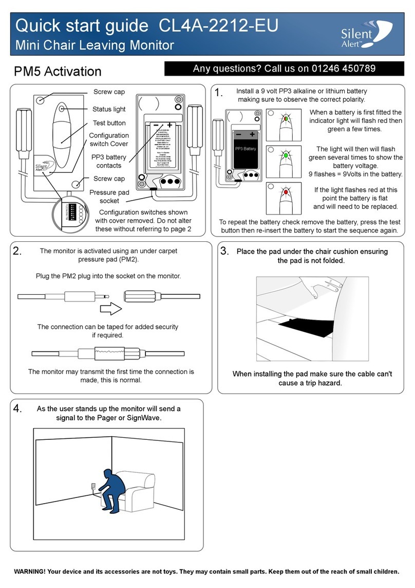 Silent Alert CL4A-2212-EU quick start guide