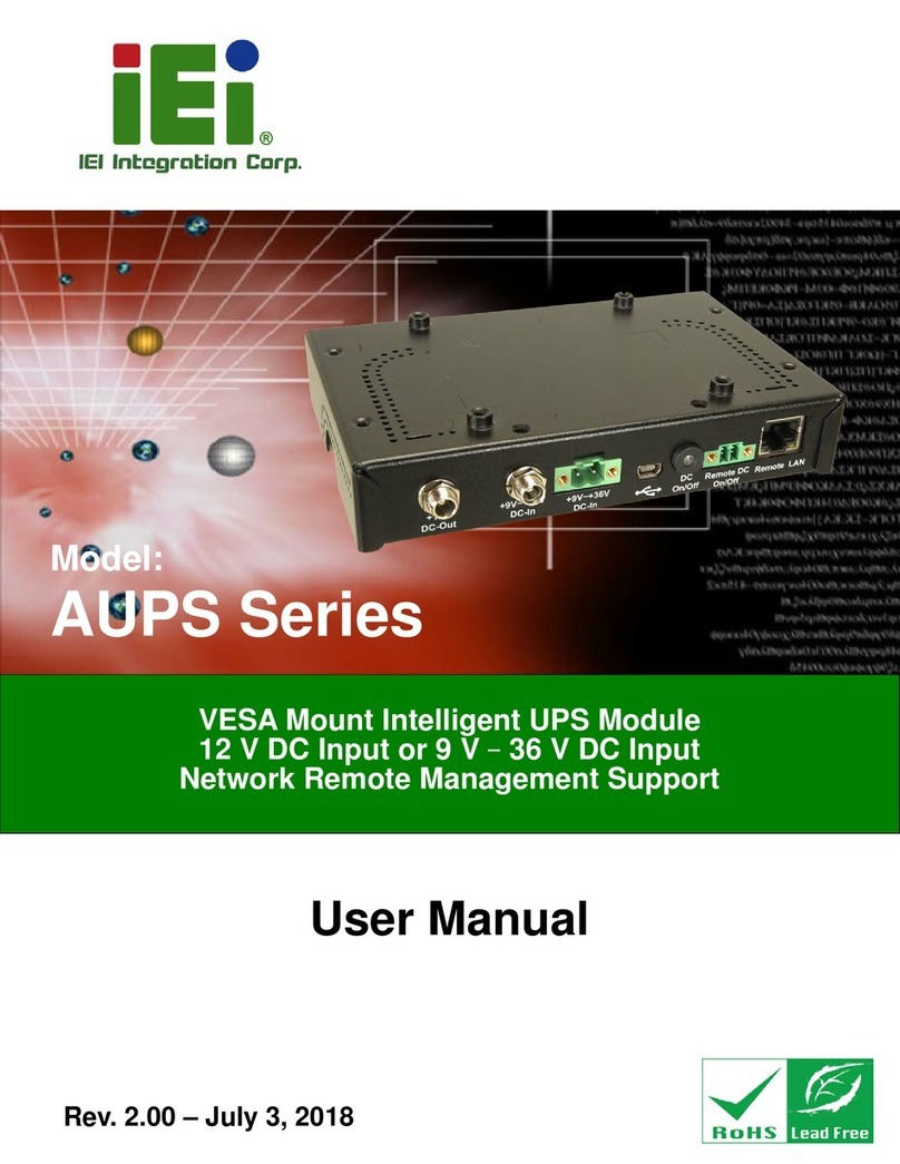 IEI Technology AUPS Series user manual