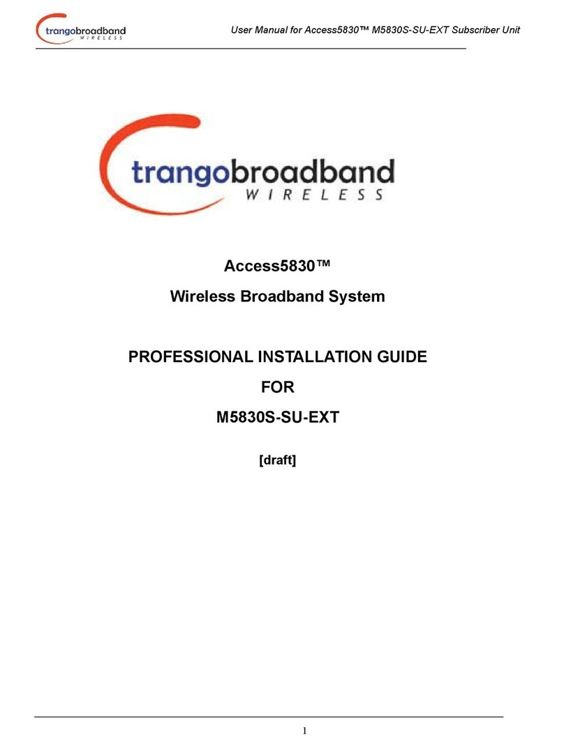 Trango Systems Access5830 installation guide