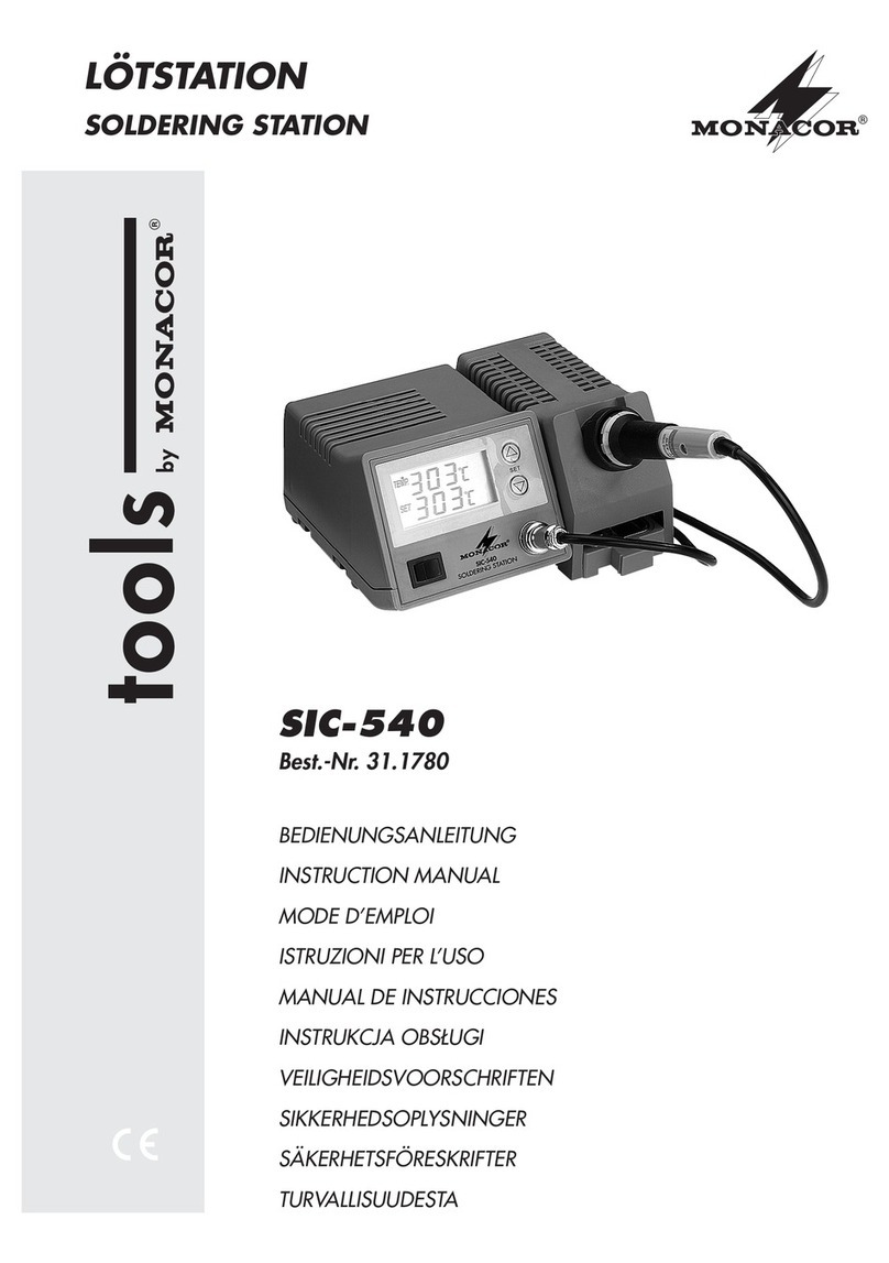 Monacor SIC-540 instruction manual