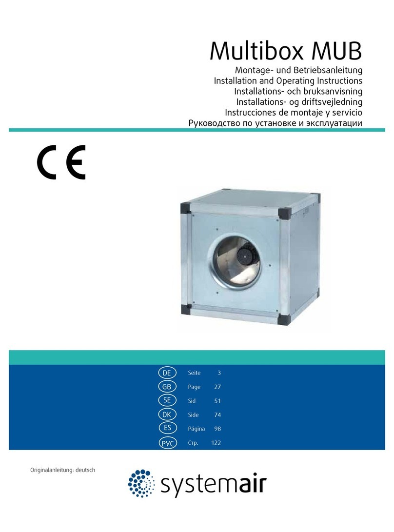 System air Multibox MUB Series User manual