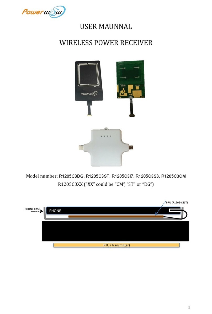Powerwow R1205C3 Series user manual