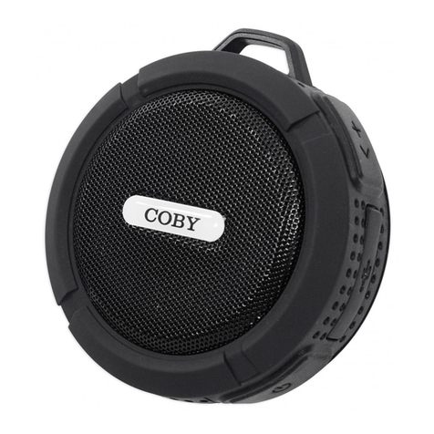 Coby CSBT-328-BLK User manual