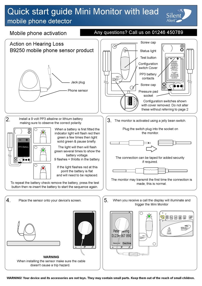 Silent Alert MM4A-2212-EU-LEAD quick start guide