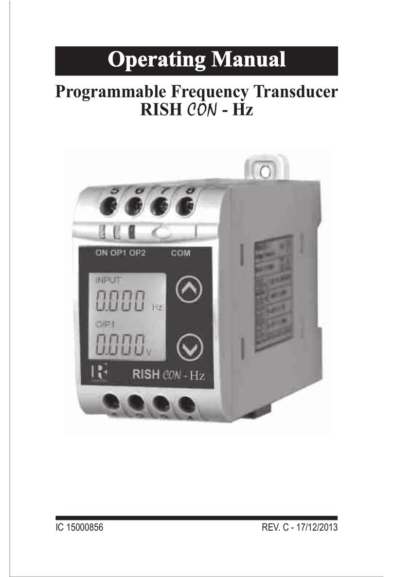 Rishabh RISH CON - Hz User manual