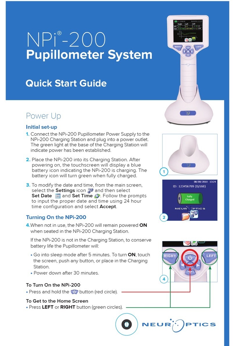 NeurOptics NPi-200 quick start guide