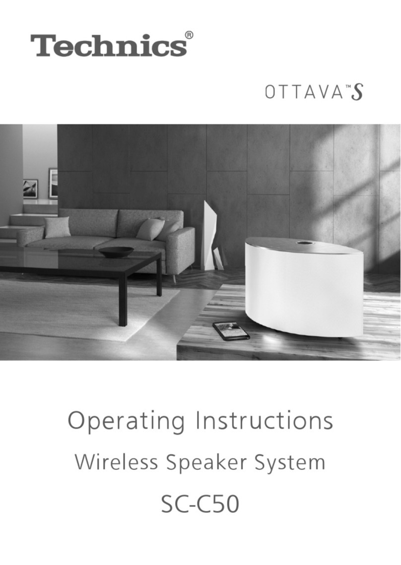Technics OTTAVA S SC-C50 operating instructions
