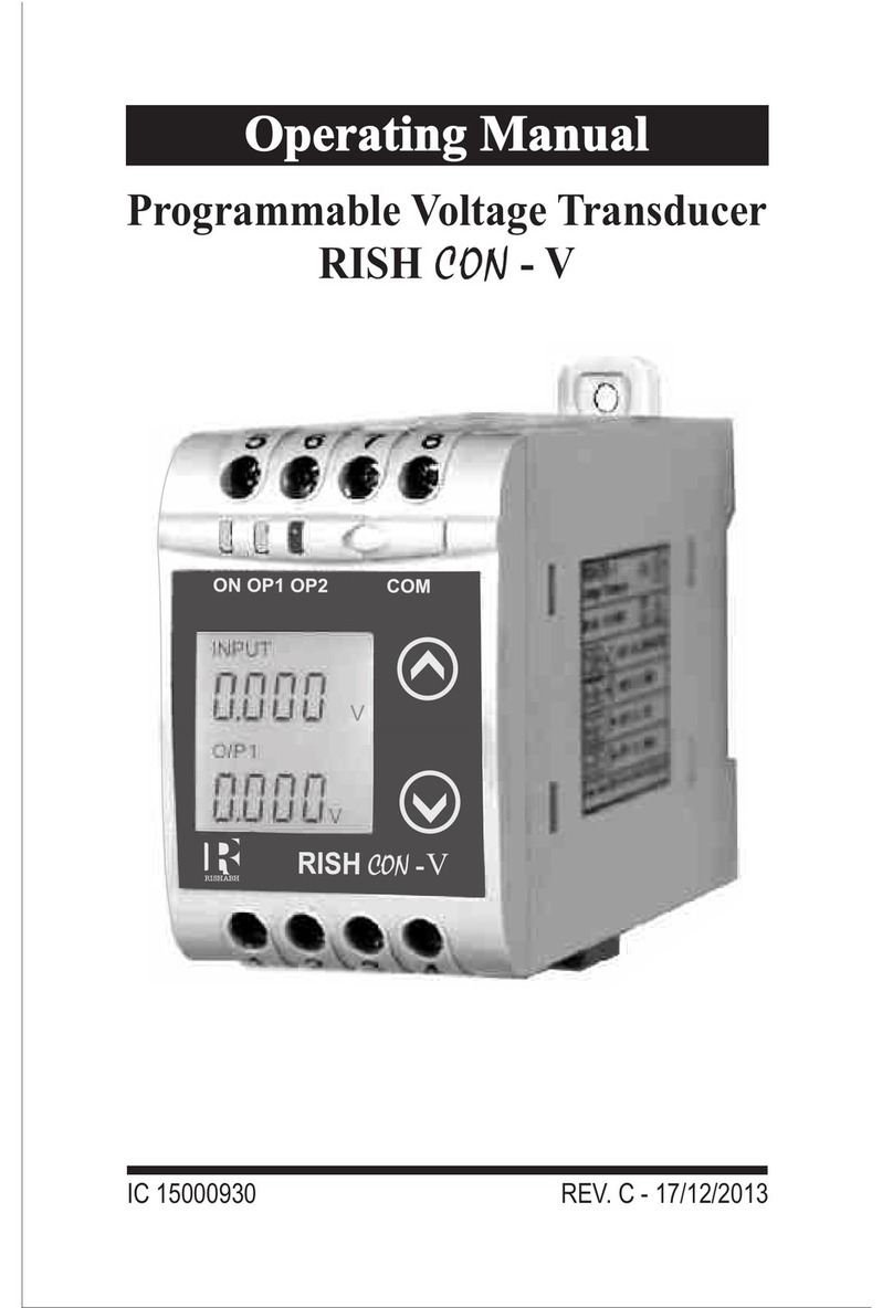 Rishabh RISH CON - V User manual