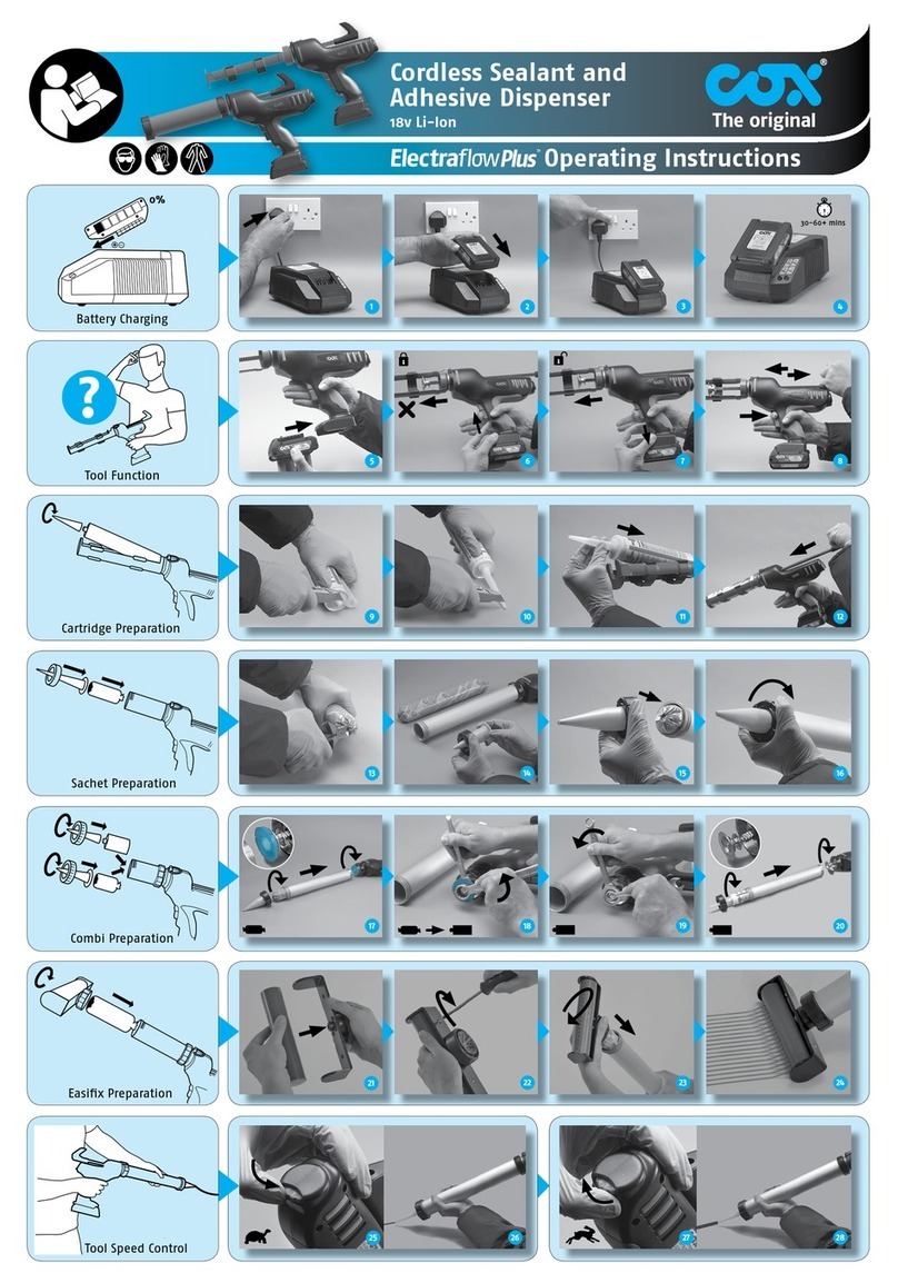 PC Cox Electraflow Plus operating instructions